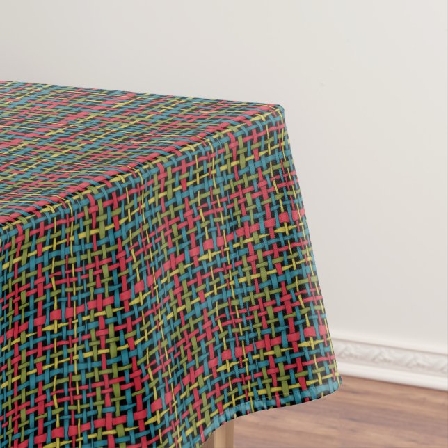 Nappe Cordes tissées graphiques colorées (In Situ)