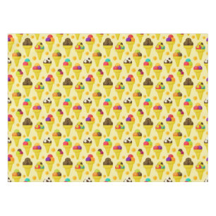 Nappe Cornets de crème glacée colorés de bande dessin