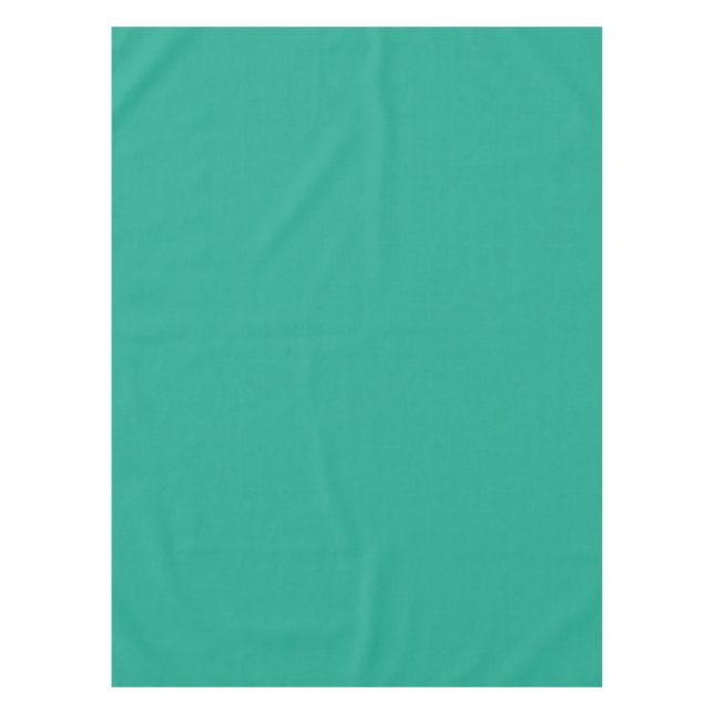 Nappe Correspondance turquoise et orange florale (Devant)