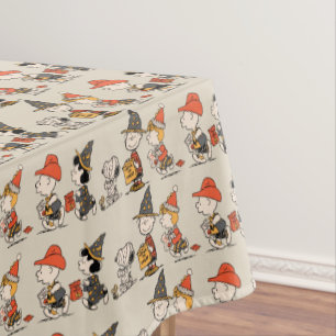 Nappe Cortège joyeux d'Halloween de la bande de Peanuts