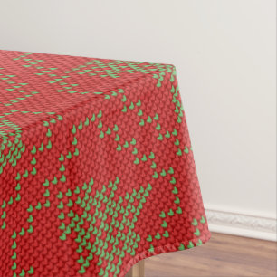 Nappe Cosy sapin de Noël affreux pull à damiers motif