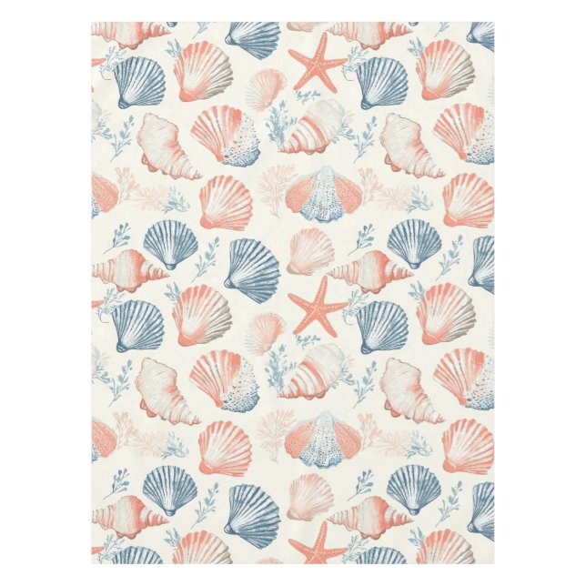 Nappe Côtière rustique - Coquillages, Starfish, Reef (23 (Devant)