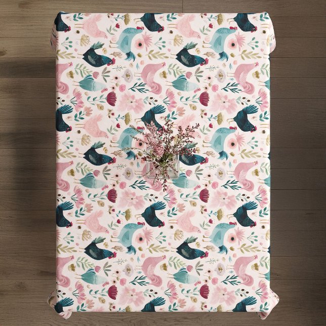 Nappe Cottagecore poulets  (Créateur téléchargé)