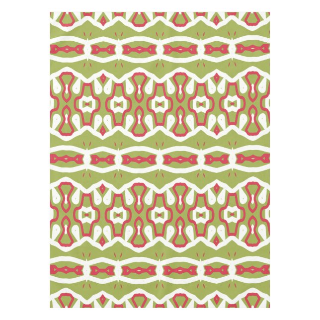 Nappe Cotton Table cloth, 52"x70" multicolor pattern   (Devant)