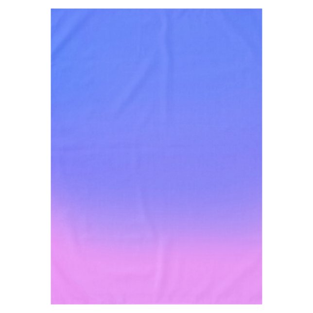 Nappe Coucher de soleil Ombre rose et bleu (Devant)