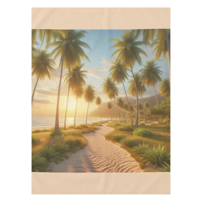 Nappe coucher de soleil sur la plage des Caraïbes/tropic (Devant)