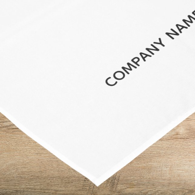 Nappe Couleur de marque du logo de l'entreprise (Créateur téléchargé)