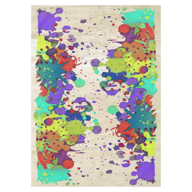 Nappe COULEUR FUNNY SPLASH I + vos idées (Devant)