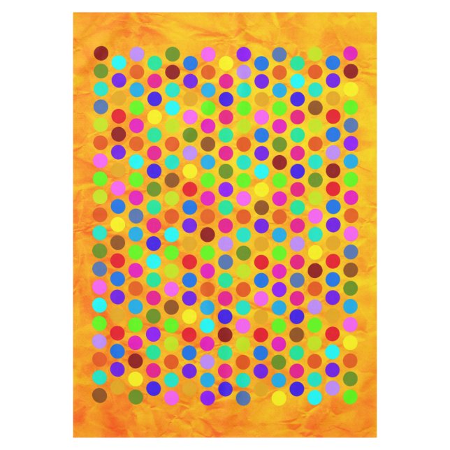 Nappe Couleur pois + votre couleur arrière - plan (Devant)