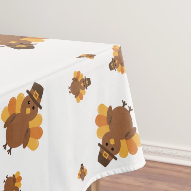 Nappe Couleurs chaudes de Thanksgiving Dinde (In Situ)