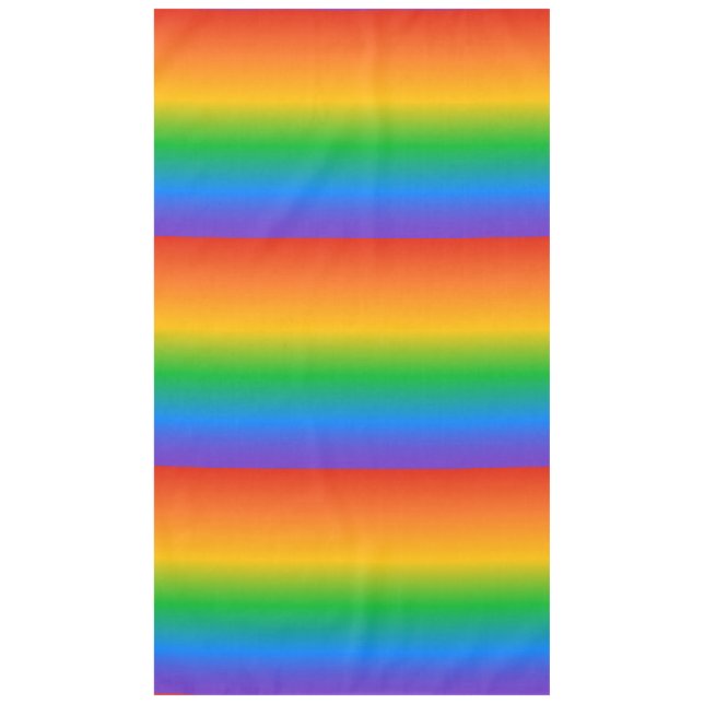 Nappe Couleurs dégradées arc-en-ciel (Devant)