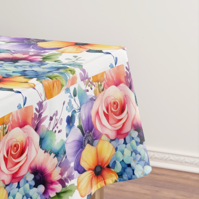 Nappe Couleurs Florales Fleurs de Printemps Chic (In Situ)