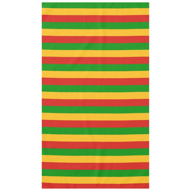 Nappe COULEURS RASTAFARI + vos idées (Devant)