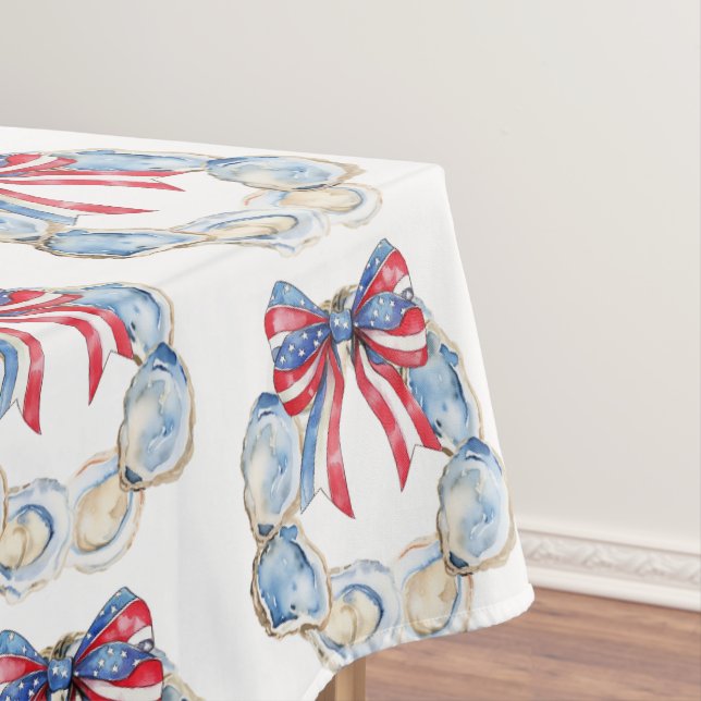 Nappe Couronne d'huîtres patriotique  (In Situ)