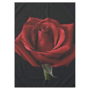Nappe Coussin de jeté à rose rouge