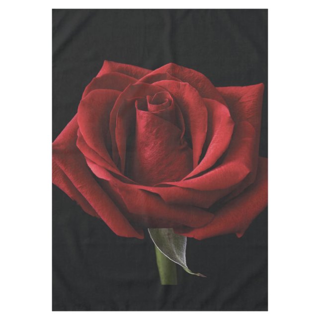 Nappe Coussin de jeté à rose rouge (Devant)