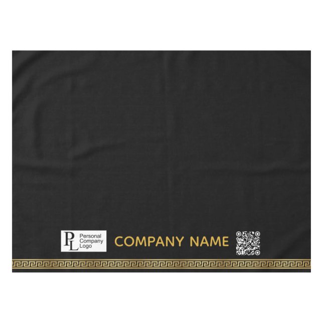 Nappe Couverture de table personnalisée Logo d'entrepris (Devant (Horizontal))