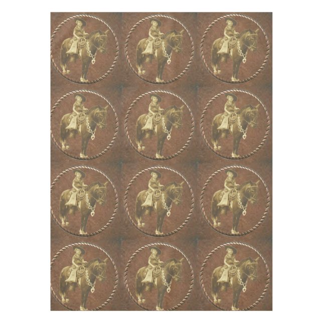 Nappe Cow-girl vintage (Devant)