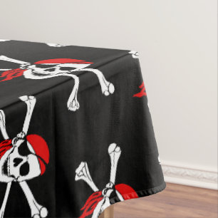 Nappe Crâne et Os Croisés du Parti Pirate