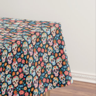 Nappe Crânes à sucre Dia de Los Muertos