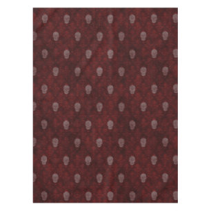 Nappe Crânes victoriens de Falln rouges