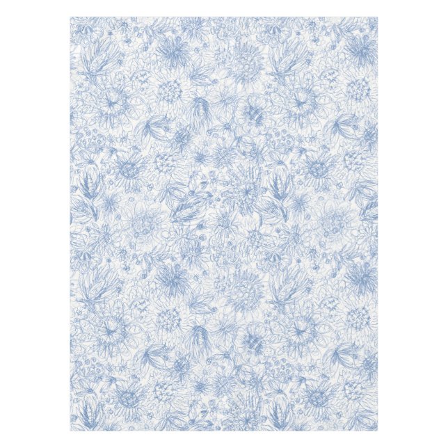 Nappe Crayon de couleur floral (Devant)