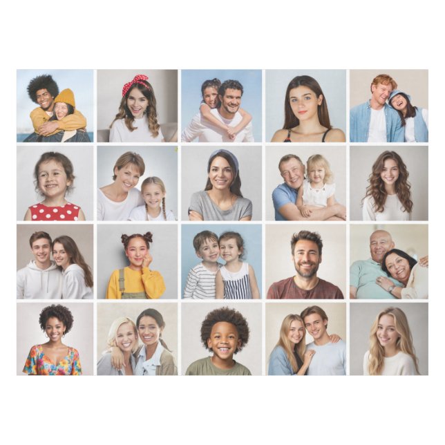 Nappe Créez votre propre collection de photos 20 (Devant (Horizontal))