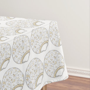 Nappe Crème Rempli Poudre Sucre Donut Doughnut Nourritur