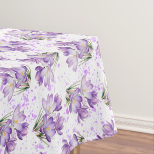 Nappe Crocus Spring Motif Floral