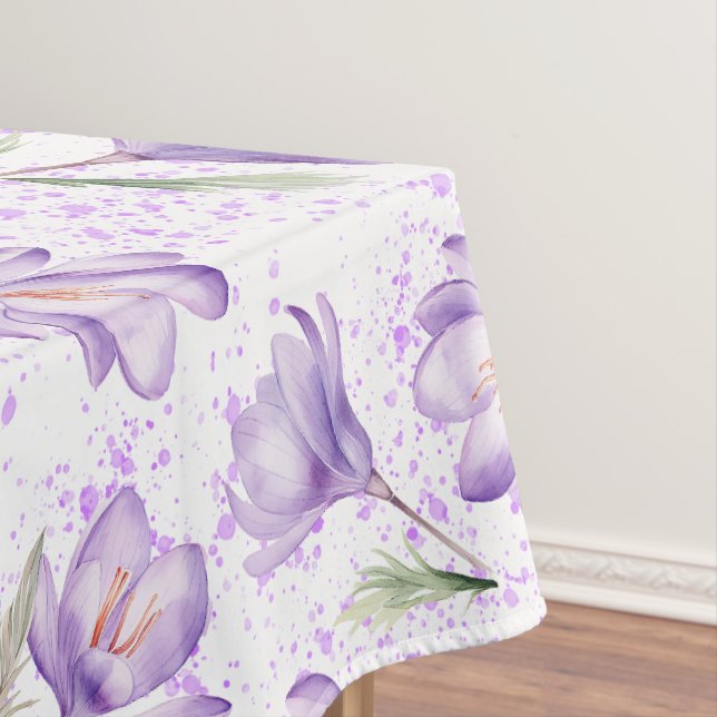 Nappe Crocus Spring Motif Floral (In Situ)