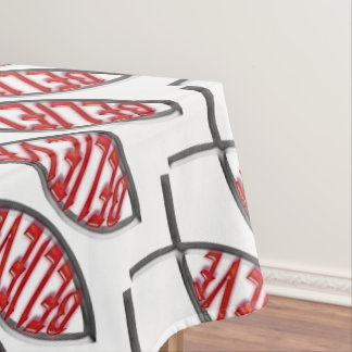 Nappe Croire le poisson - Rouge