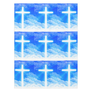 Nappe Croix de lumière Jésus-Christ chrétien personnalis