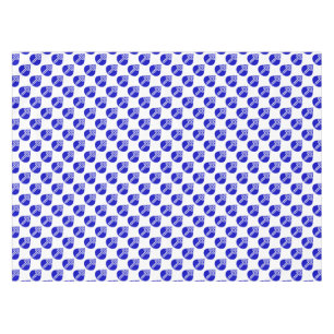 Nappe Croix en larme sur fond bleu