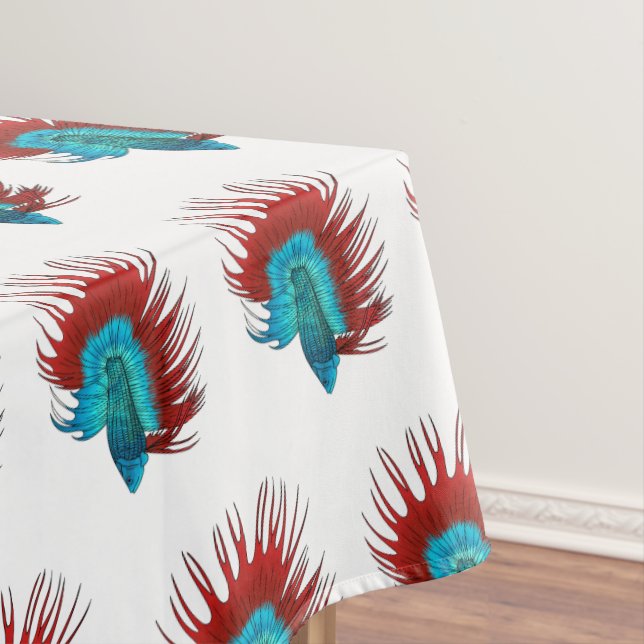 Nappe Crowntail betta fish dessin animé (In Situ)