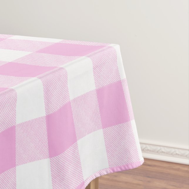 Nappe Cuisine de campagne rose carreaux (In Situ)
