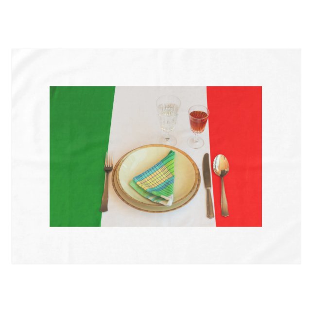 Nappe Cuisine ITALIENNE TABLECLOTH (Devant (Horizontal))