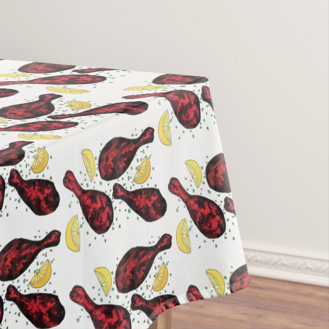 Nappe Cuisine Tandoor de nourriture indienne Poulet Tand (In Situ)