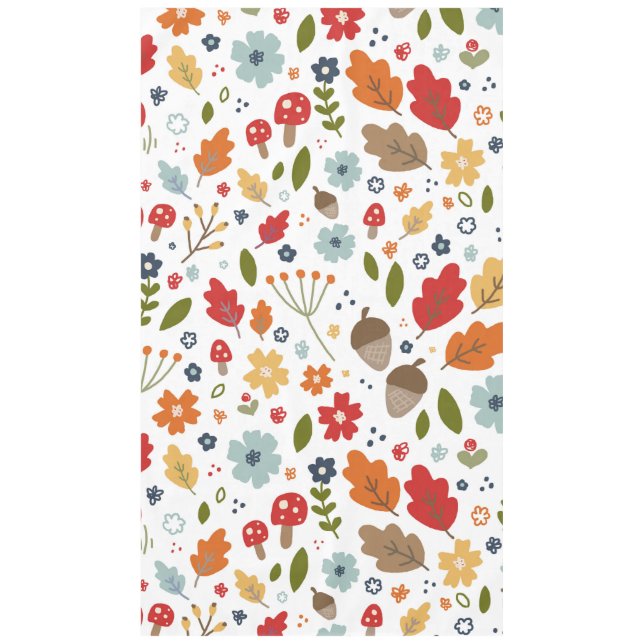 Nappe Cuisine Thanksgiving Diner Couleurs d'automne (Devant)