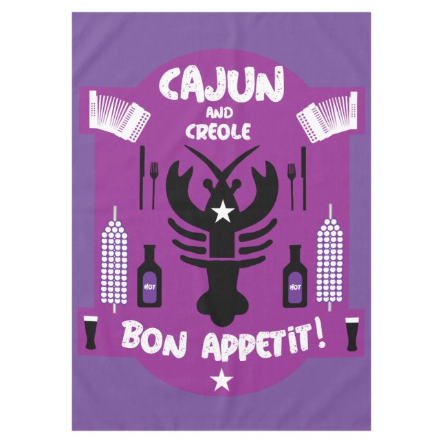 Nappe Cuisines Cajun et Créole (Devant)