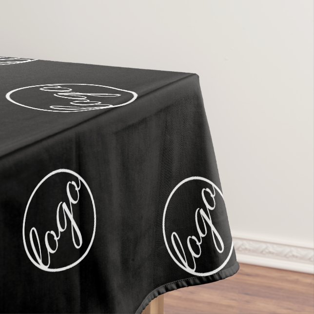 Nappe Custom Black Restaurant Trade Show Logo Business (In Situ)