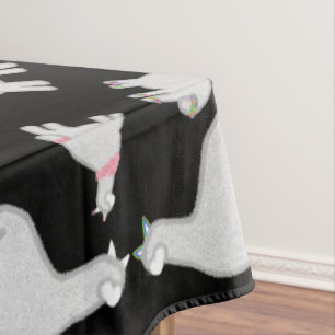 Nappe Cute Alpacas avec parties scintillant bulles fleur