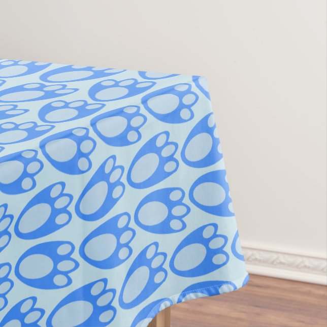 Nappe Cute Blue Baby Boy Bunny Feet Easter Patterned (In Situ)