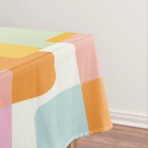Nappe Cute Boho Retro Pastel Forme géométrique Art