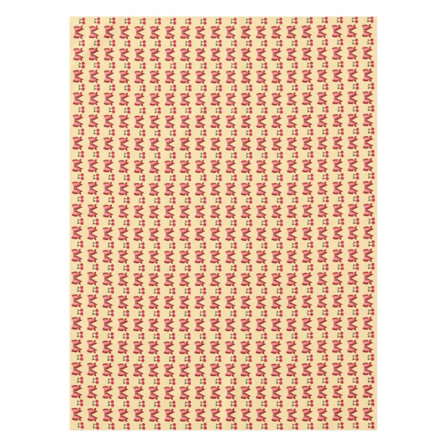 Nappe Cute Cherry Bow Seamless Pattern Pink Aesthetic Ka (Devant)