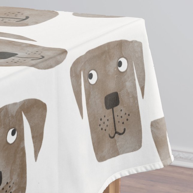 Nappe Cute chocolat Labrador Retriever Chien Aquarelle (Créateur téléchargé)