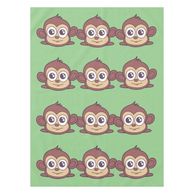 Nappe Cute clipart singe (Devant)