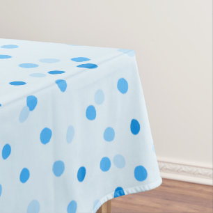Nappe Cute Confetti Pois Motif en bleu
