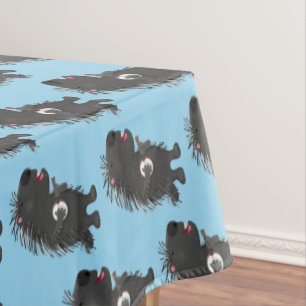 Nappe Cute drôle porc-épic avec dessin animé de banjo