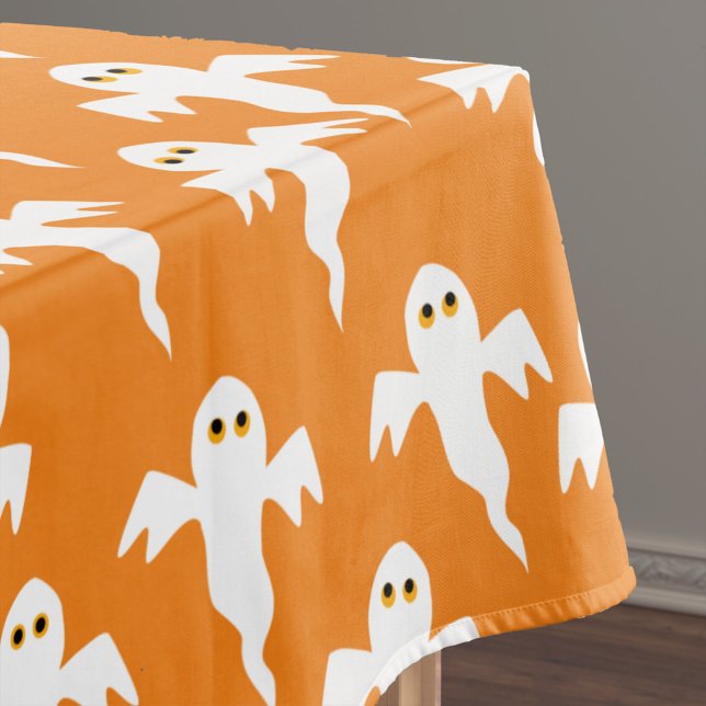 Nappe Cute Ghost Orange Halloween (Créateur téléchargé)