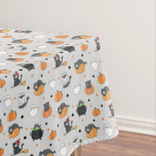 Nappe Cute Halloween Chats et Fantômes Motif